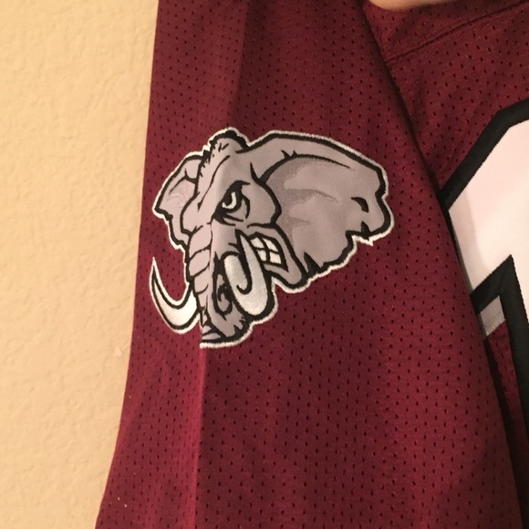 Authentic NCAA Alabama Crimson Tide Bama number 12 Zephyr Apparel size 52 - Picture 9 of 14